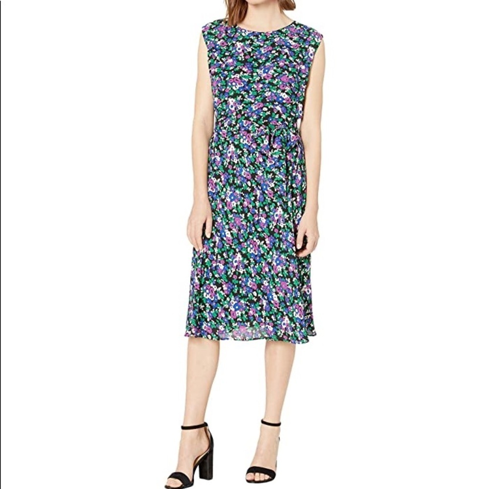 NWT Ralph Lauren Georgette Cap Sleeve Dress